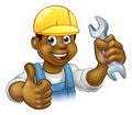 Black Plumber Mechanic or Handyman