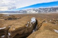 Black Point Fissures at Mono Lake Royalty Free Stock Photo