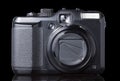 Black Point Shoot Camera on Black background Royalty Free Stock Photo