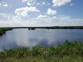 View at Black Point Wildlife Drive, Merritt Island National Wildlife Refuge, Florida Royalty Free Stock Photo