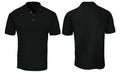 Black Polo Shirt Template