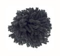 Black pompom Royalty Free Stock Photo