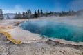 Black Pool in Yellowstone Royalty Free Stock Photo