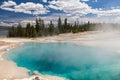 Black Pool at West Thumb Geyser Basin Royalty Free Stock Photo