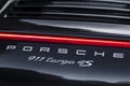 Black Porsche 911 Targa 4S script badge