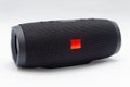 Black portable bluetooth speaker, Royalty Free Stock Photo