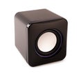 Black portable speaker