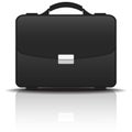 Black Portfolio Case, Vector Illustration Royalty Free Stock Photo