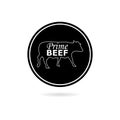 Black Prime Beef Butcher Shop icon or logo