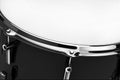 Black Professional Rock Drum Snare. 3d Rendering