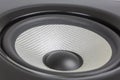 Black professional sound studio monitor