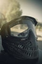 Black protective gotcha mask