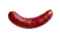 Black pudding isolated on white background. Royalty Free Stock Photo