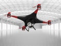 quadcopter drone with HD camera Royalty Free Stock Photo