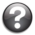 Question mark button Royalty Free Stock Photo