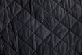 Black Quilted Fabric Background