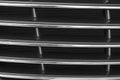 Black radiator grille. Grid of car close-up, texture, background Royalty Free Stock Photo