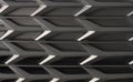 Black radiator grille. Grid of car close-up, texture, background Royalty Free Stock Photo