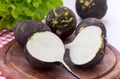 Black radish root vegetables Royalty Free Stock Photo