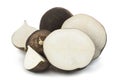 Black radish vegetable closeup Royalty Free Stock Photo