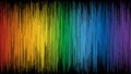 Exclusive. Abstraction. Rainbow colors on a black background. Vector.