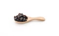 black raisins on white Royalty Free Stock Photo