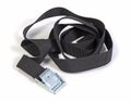 Black ratchet strap isolated on white background Royalty Free Stock Photo
