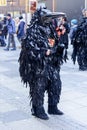 Black raven mask at Carnival parade, Stuttgart