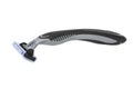 Black razor for shaving tool cosmetic beauty object isolated on the white background