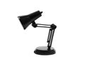 Black reading table lamp isolated over white background Royalty Free Stock Photo