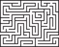 Rectangle maze isolated