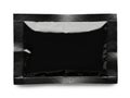 Black rectangular frame isolated on white background Royalty Free Stock Photo