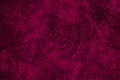 Black red abstract grunge texture background. Toned cracked concrete wall. Viva magenta. Color 2023. Rough surface. Royalty Free Stock Photo