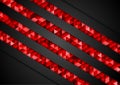 Black red abstract tech low poly corporate background Royalty Free Stock Photo