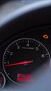 black red car dashboard rev counter Royalty Free Stock Photo