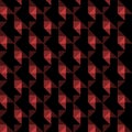 Black and red checkered background pattern Royalty Free Stock Photo