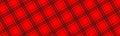 Black and red diagonal checkered pattern header. Simple retro abstract banner