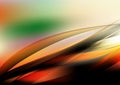 Black Red and Green Abstract Wave Background Illustration Royalty Free Stock Photo