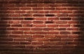 Black and red grunge brick wall texture background with old dirty and vintage style pattern. Royalty Free Stock Photo