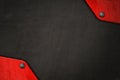 Black and red metal background and texture Royalty Free Stock Photo