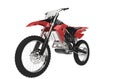 Black and Red Motocross Bike