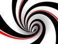 Black and red retro swirl Royalty Free Stock Photo