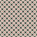 Black and red rhombus seamless geometric pattern