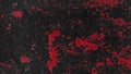 Black red rustic grunge abstract exfoliated painted spotted texture background