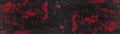 Black red rustic grunge abstract exfoliated painted spotted texture background banner panorama pattern