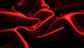 Black red satin dark fabric texture luxurious shiny that is abstract silk cloth background with patterns soft waves Royalty Free Stock Photo