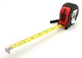Black and Red Tape Measure Royalty Free Stock Photo