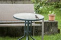 A black redstart â Phoenicurus ochruros â in the garden, Germany Royalty Free Stock Photo