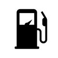 Black refueling icon.