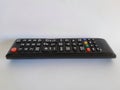 Black remote control that usually used for tv